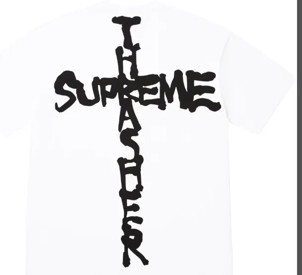 White English Cross S M T-shirt XL and Black L 0807